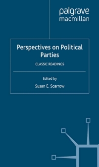 صورة الغلاف: Perspectives on Political Parties 1st edition 9780312294854