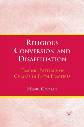 Cover image: Religious Conversion and Disaffiliation 9780230104532