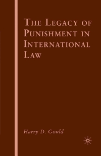 Immagine di copertina: The Legacy of Punishment in International Law 9780230104389