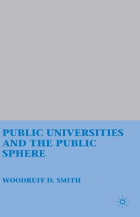 Imagen de portada: Public Universities and the Public Sphere 9780230108783