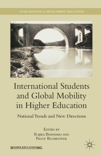 Cover image: International Students and Global Mobility in Higher Education 9780230618787