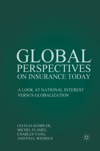 Imagen de portada: Global Perspectives on Insurance Today 9780230104778