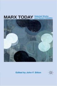 Cover image: Marx Today 9780230102415