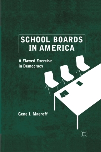 Cover image: School Boards in America 9780230107588