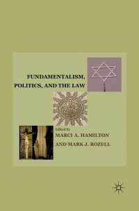 Imagen de portada: Fundamentalism, Politics, and the Law 9780230110632