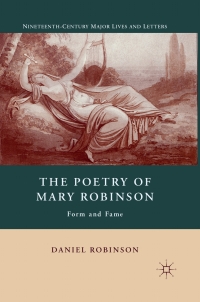 Imagen de portada: The Poetry of Mary Robinson 9780230100251