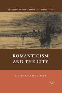 Imagen de portada: Romanticism and the City 9780230108837