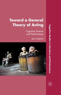Titelbild: Toward a General Theory of Acting 9780230113350