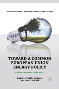 Imagen de portada: Toward a Common European Union Energy Policy 9780230113190