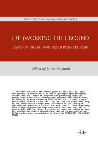 Cover image: (Re:)Working the Ground 9780230108103