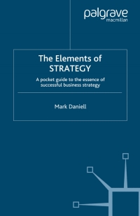 Omslagafbeelding: The Elements of Strategy 9780230009066