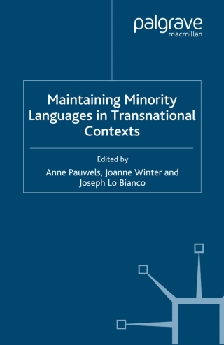Cover image: Maintaining Minority Languages in Transnational Contexts 9780230019195
