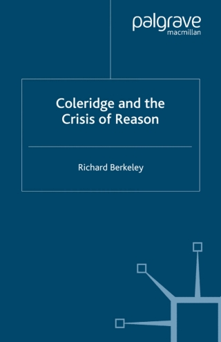 Cover image: Coleridge and the Crisis of Reason 9781349356553