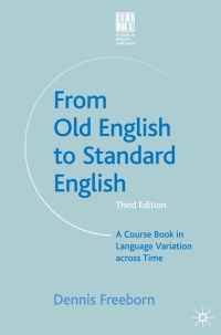 Imagen de portada: From Old English to Standard English 3rd edition 9781403998804