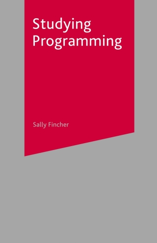 Cover image: Studying Programming 1st edition 9781403946874