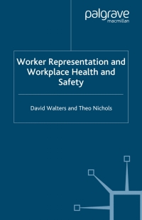 صورة الغلاف: Worker Representation and Workplace Health and Safety 9780230001947
