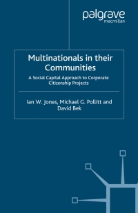 Cover image: Multinationals in their Communities 9781349361076