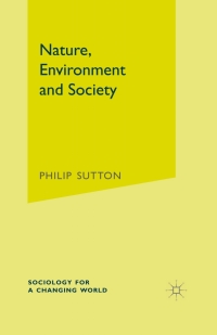 Cover image: Nature, Environment and Society 1st edition 9780333995679