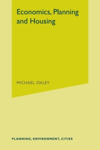 Omslagafbeelding: Economics, Planning and Housing 1st edition 9780333792452
