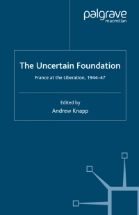Imagen de portada: The Uncertain Foundation 9780230521216