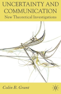 Cover image: Uncertainty and Communication 9781349355259