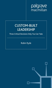 Cover image: Custom-Built Leadership 9780230202597