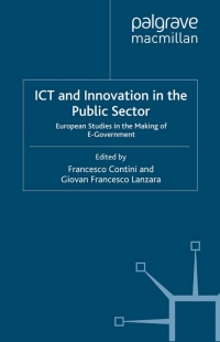 صورة الغلاف: ICT and Innovation in the Public Sector 9780230224896