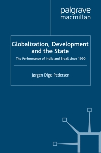 Cover image: Globalization, Development and The State 9780230202719