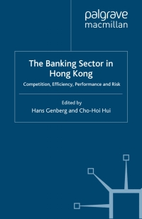 Cover image: The Banking Sector In Hong Kong 9780230202665