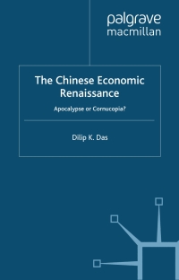 صورة الغلاف: The Chinese Economic Renaissance 9780230218406