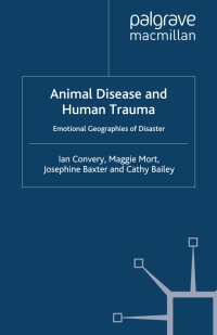 Imagen de portada: Animal Disease and Human Trauma 9780230506978