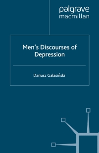 Cover image: Men's Discourses of Depression 9780230507524