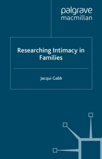 Cover image: Researching Intimacy in Families 9780230527225