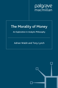 Cover image: The Morality of Money 9780230535435