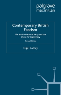 Cover image: Contemporary British Fascism 2nd edition 9780230574366