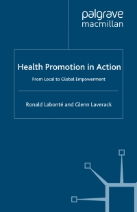 Titelbild: Health Promotion in Action 9781349283187