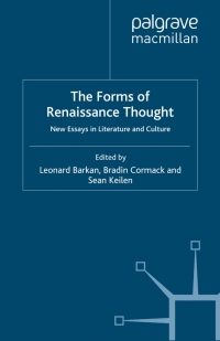 Cover image: The Forms of Renaissance Thought 9780230008984