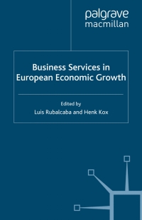 Cover image: Business Services in European Economic Growth 9780230002029