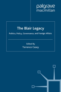 Titelbild: The Blair Legacy 9780230216617