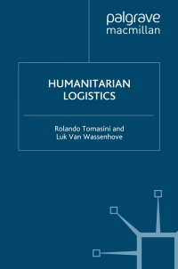 Imagen de portada: Humanitarian Logistics 9780230205758