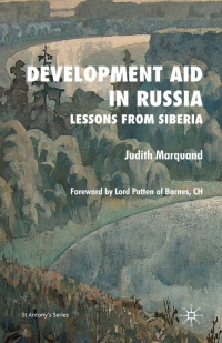 Imagen de portada: Development Aid in Russia 9780230216389