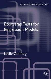 Cover image: Bootstrap Tests for Regression Models 9780230202313