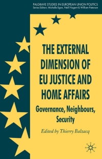 Imagen de portada: The External Dimension of EU Justice and Home Affairs 9780230219779