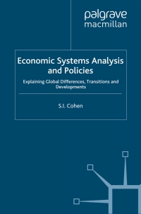 صورة الغلاف: Economic Systems Analysis and Policies 9780230223820