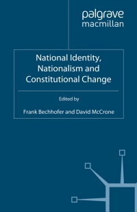 Imagen de portada: National Identity, Nationalism and Constitutional Change 9780230224117