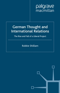 Titelbild: German Thought and International Relations 9780230224223