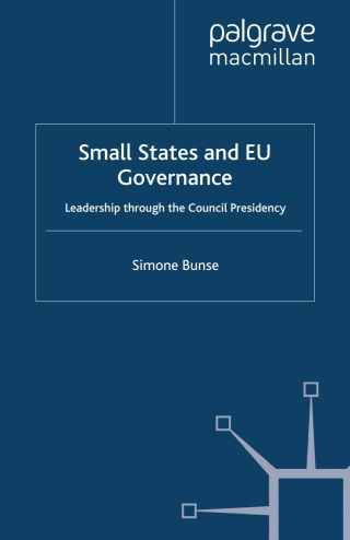 Cover image: Small States and EU Governance 9781349359059