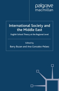 Imagen de portada: International Society and the Middle East 9780230537644