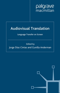 Cover image: Audiovisual Translation 9780230019966