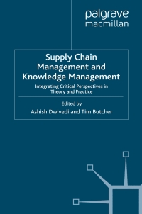 Imagen de portada: Supply Chain Management and Knowledge Management 9780230573437